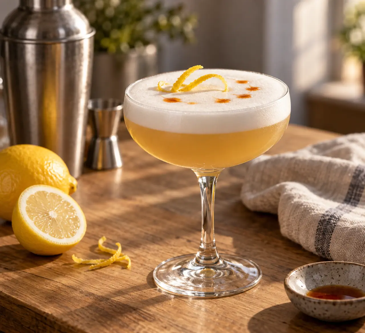 Cocktail au blanc d’œuf : une mousse soyeuse pour adoucir l’acidité des sour