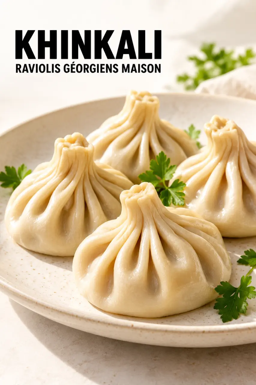 Recette georgie de khinkali faits maison