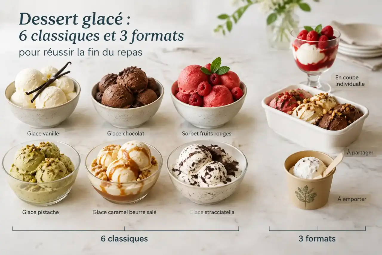 Dessert glacé : 6 classiques et 3 formats pour réussir la fin du repas