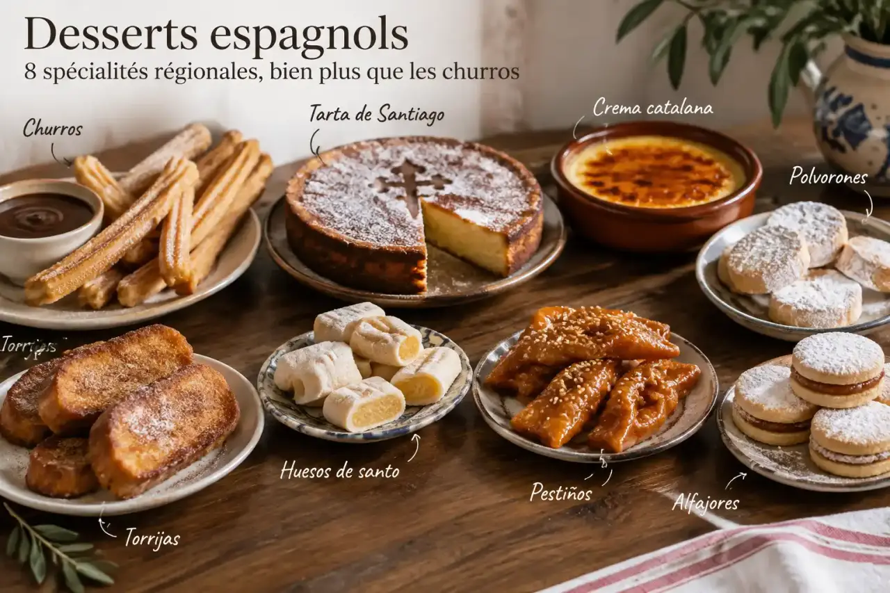 Dessert espagnol : 8 spécialités régionales, bien plus que les churros