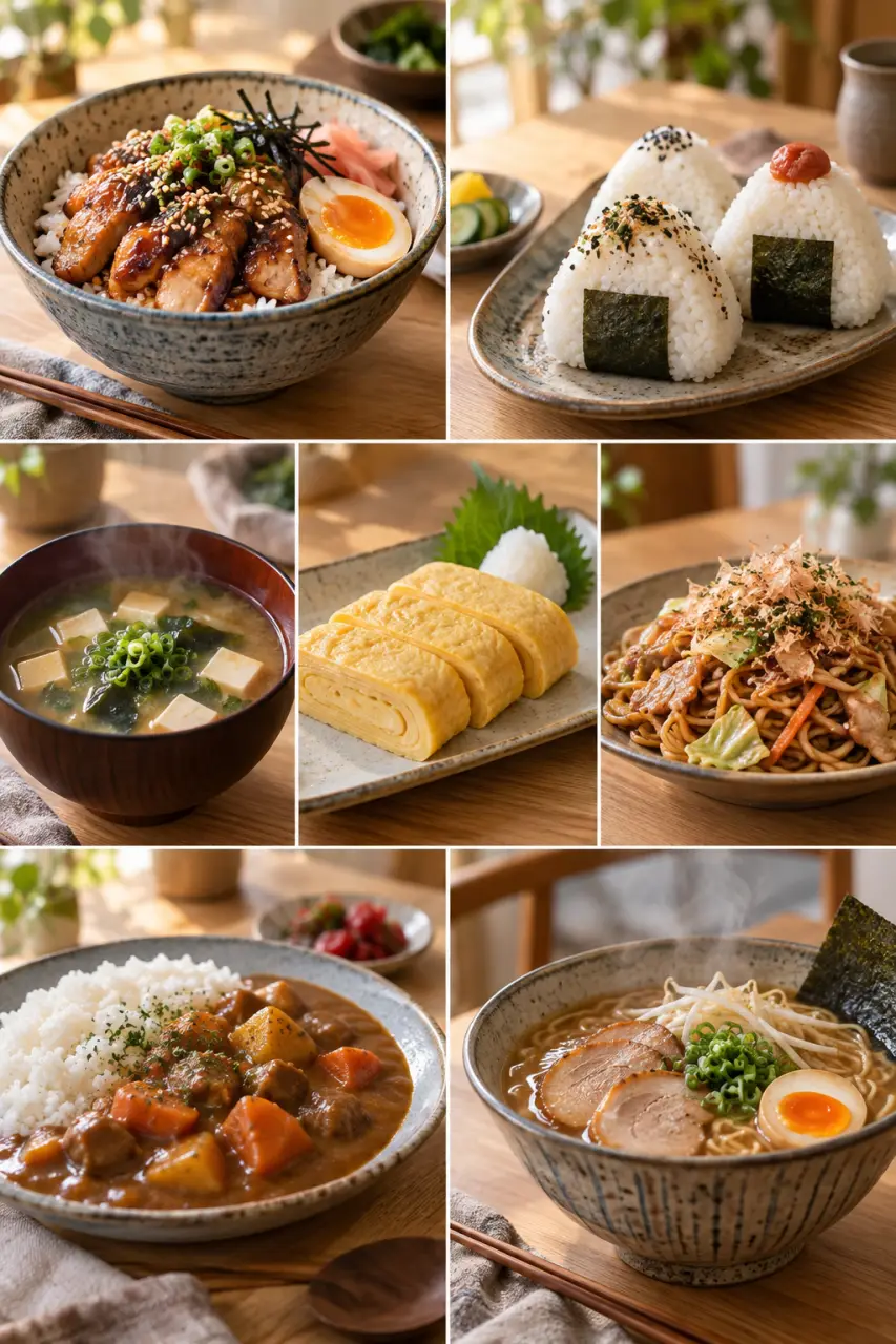 7 recettes japonaises faciles, du bol de riz aux ramen maison