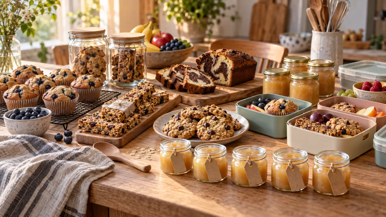 Goûter fait maison : la méthode batch cooking pour une semaine sereine