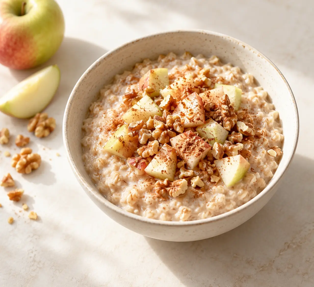 Recettes cuiseur riz : porridge à la pomme et à la cannelle