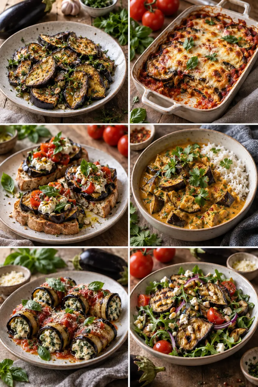 6 recettes faciles avec aubergines, de la poêle au gratin anti-gaspillage