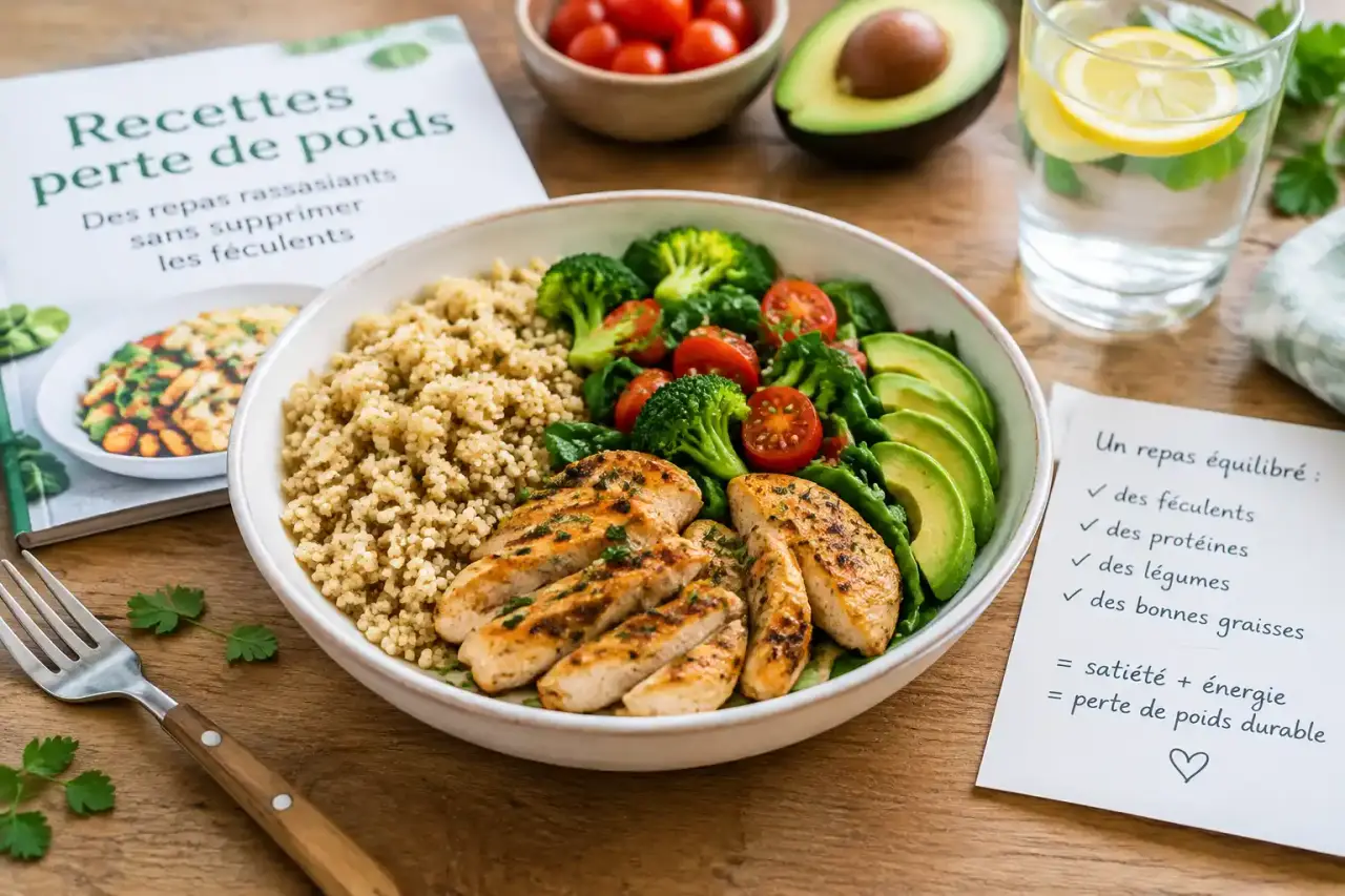 Recettes perte de poids : composez des repas rassasiants sans supprimer les féculents